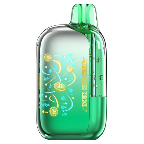 Foger Bit 35K Sour Kiwi Gush Disposable Vape - Black Coral